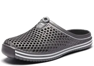 HYDLONGR Men's Women's Lightweight Breathable Non-Slip Garden Shoes Quick-Drying Beach Sandals Non-Slip Water Play Slippers Clogs Mules Shoes