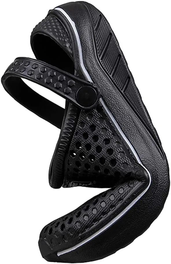 HYDLONGR Men's Women's Lightweight Breathable Non-Slip Garden Shoes Quick-Drying Beach Sandals Non-Slip Water Play Slippers Clogs Mules Shoes