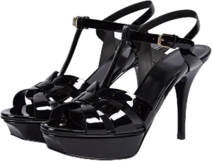 iadore Women Sexy Platform High Heel Sandals Fashion Round Toe with T Straps Buckle Shoes Comfortable Summer Sandals Size 5-12 US