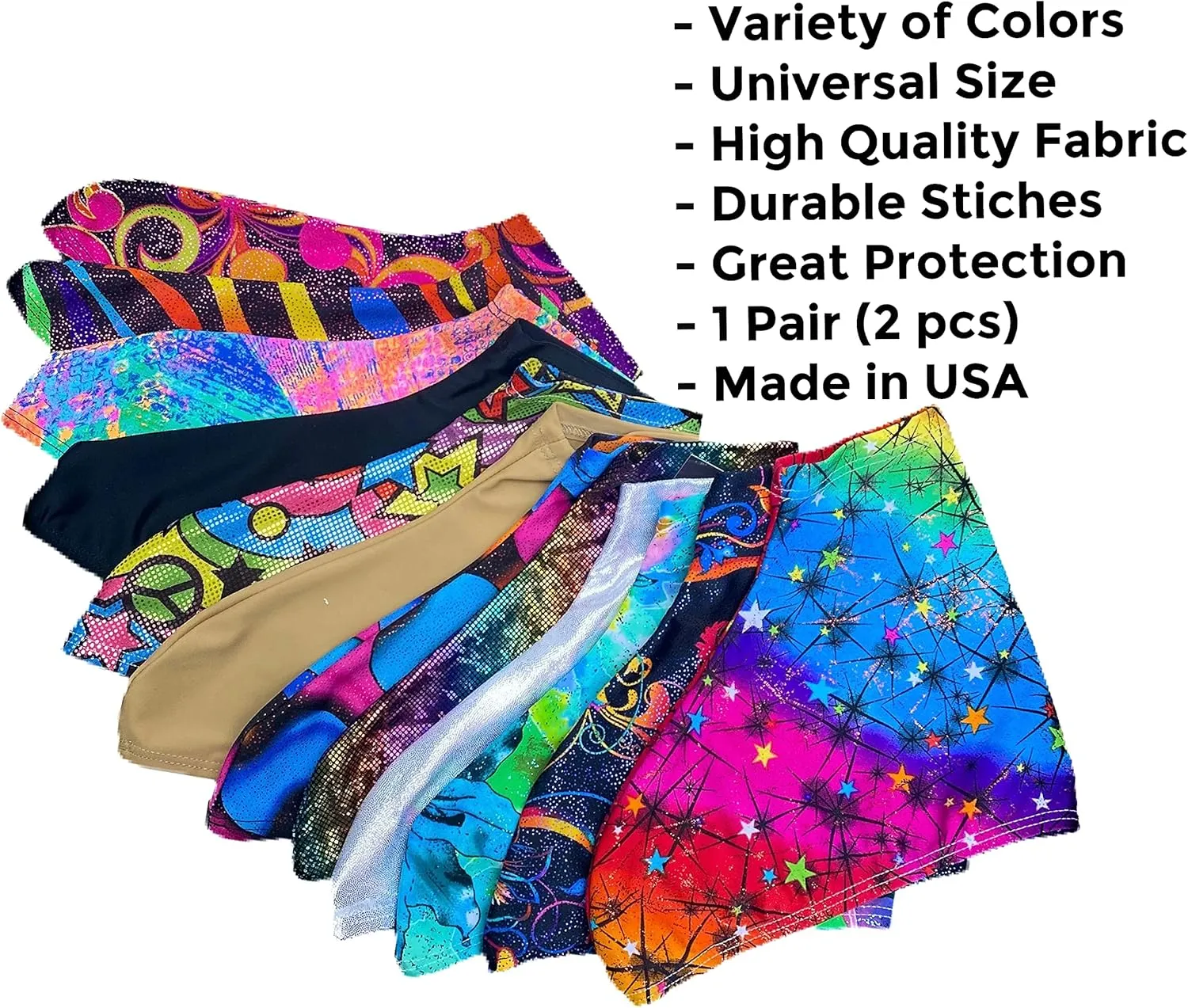 Ice Fire 1 Pair Skate Boot Covers | Durable Boot Protector for Ice/Figure/Roller Skate | Universal Size | Skating Accessory