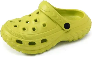ihinzry Kids Cute Clogs Toddler Gardener Shoes Summer Mules Clog Slip on tyre Sandals Outdoor Slippers