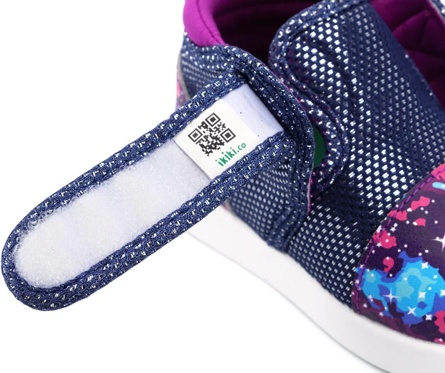 ikiki Sneaks Shoes for Toddlers and Little Kids. Roomy fit Sneakers - Note: Non Squeaking - Vegan Leather Toe and Heel