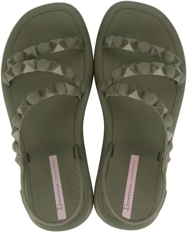 Ipanema Meu Sol Flatform Womens Sandals - Studded Sandals for Women, Flat Sandals, Strappy Sandals, Comfy Dressy Women Sandals, Summer Dress Sandals w/Backstrap, Easy Clean