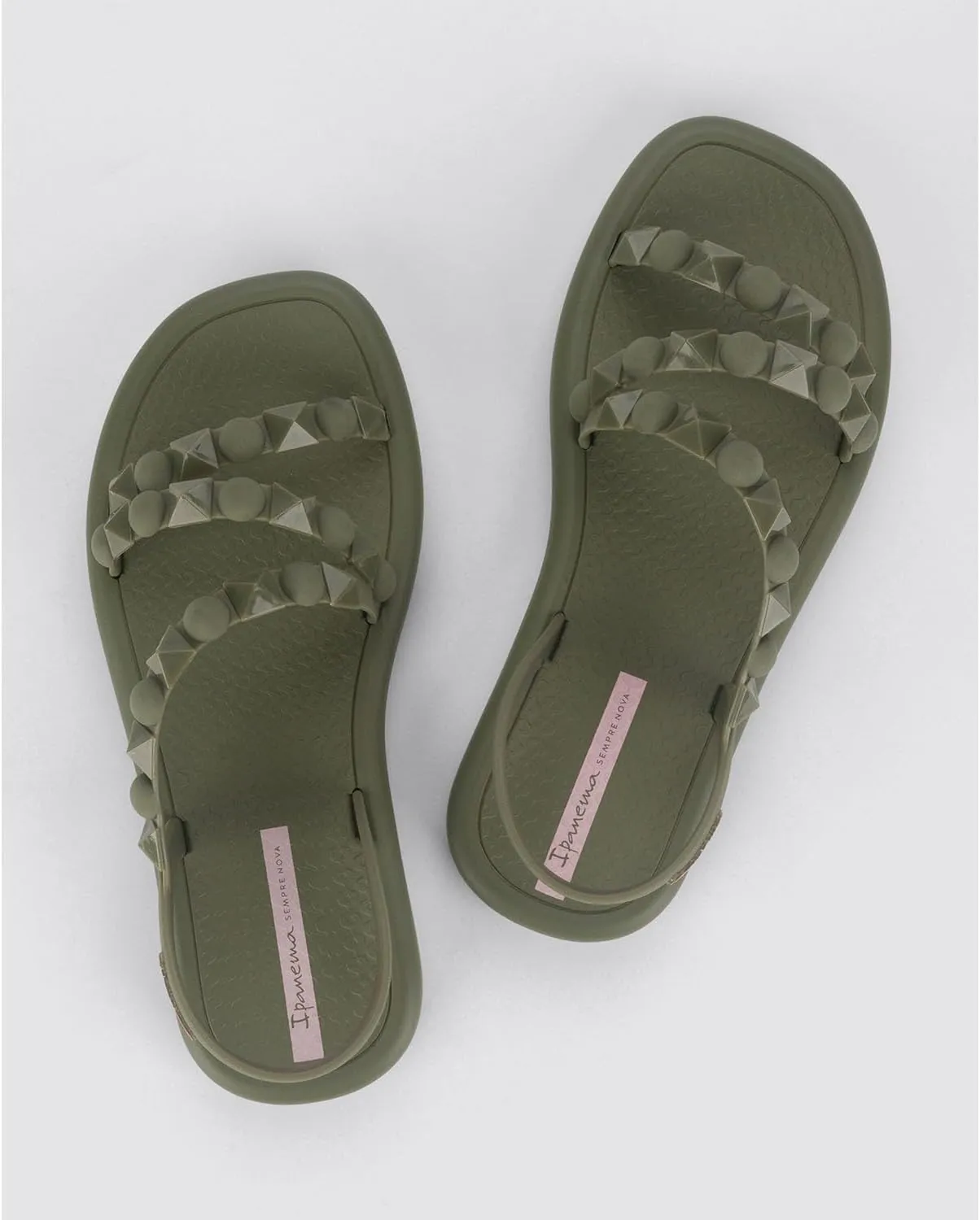 Ipanema Meu Sol Flatform Womens Sandals - Studded Sandals for Women, Flat Sandals, Strappy Sandals, Comfy Dressy Women Sandals, Summer Dress Sandals w/Backstrap, Easy Clean