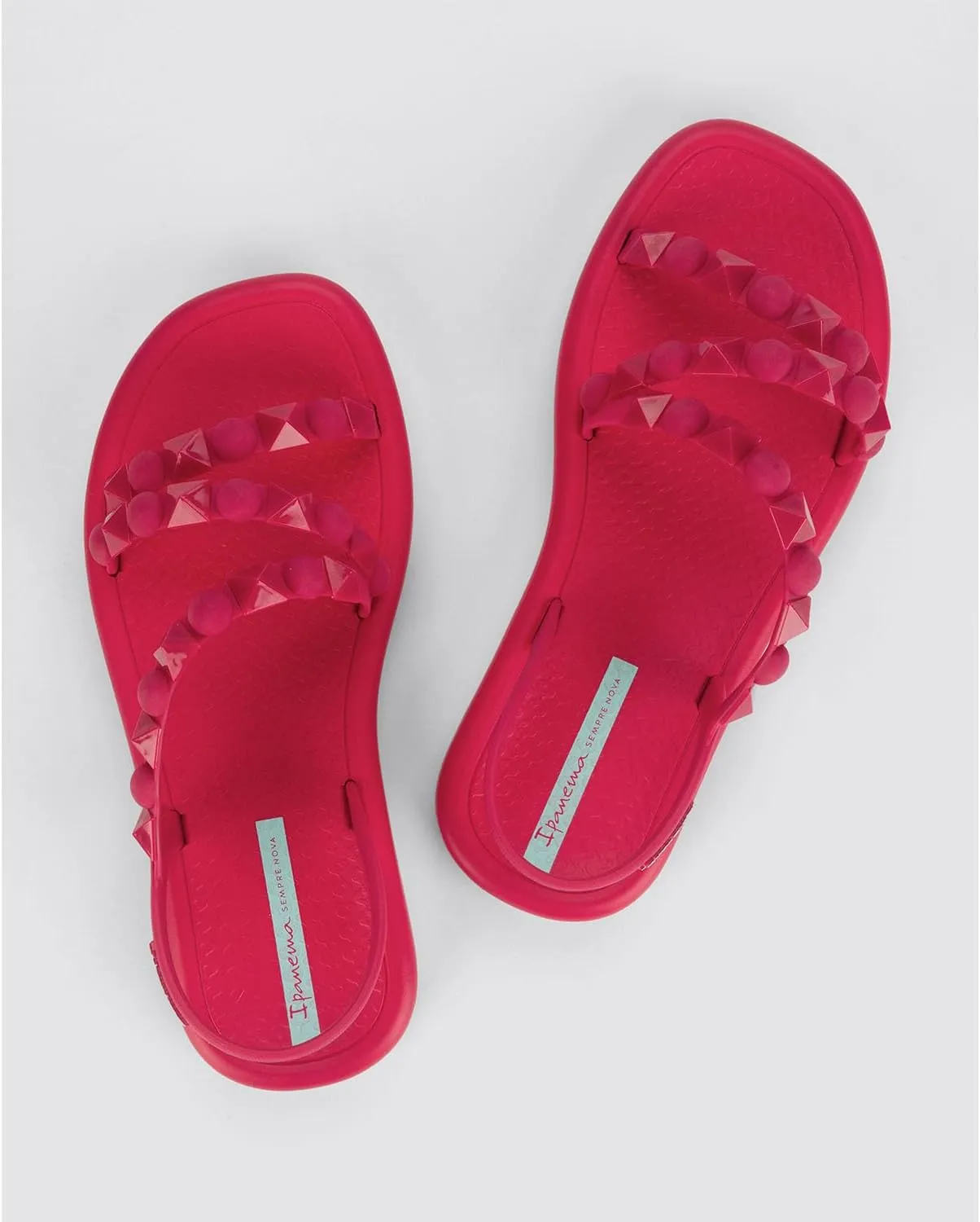 Ipanema Meu Sol Flatform Womens Sandals - Studded Sandals for Women, Flat Sandals, Strappy Sandals, Comfy Dressy Women Sandals, Summer Dress Sandals w/Backstrap, Easy Clean