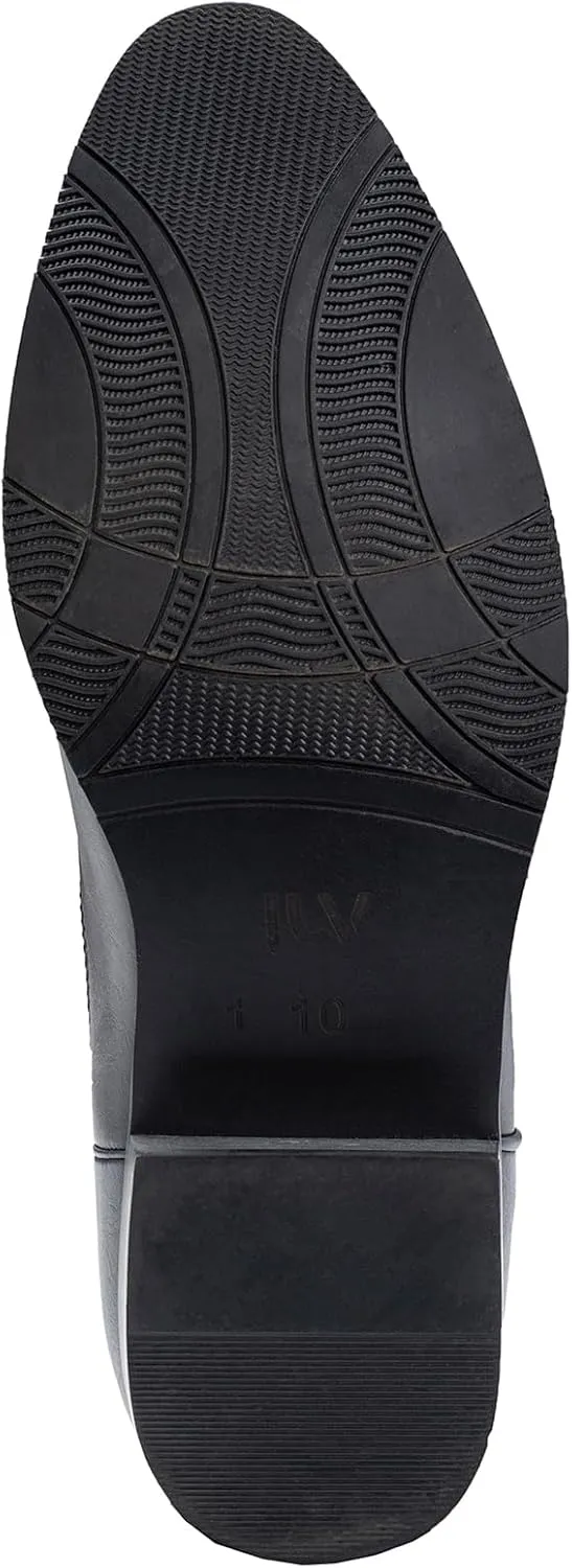 IUV Cowboy Boots For Men Western Boot Durable Classic Embroidered Snip Toe Boots