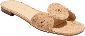 Jack Rogers Women's Ellis Stud Flat Sandals-Cork