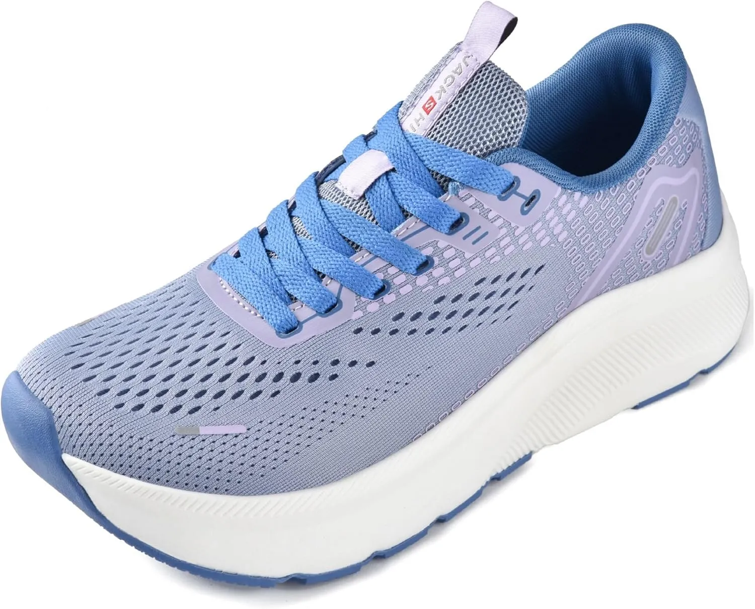 JACKSHIBO Wide Toe Box Shoes Women Arch Support Wide Sneakers for Running Walking Athletic Tennis Orthopedic Plantar Fasciitis Workout Flux Footwear with Thick Cushion Zero Drop Sole Width Shoes