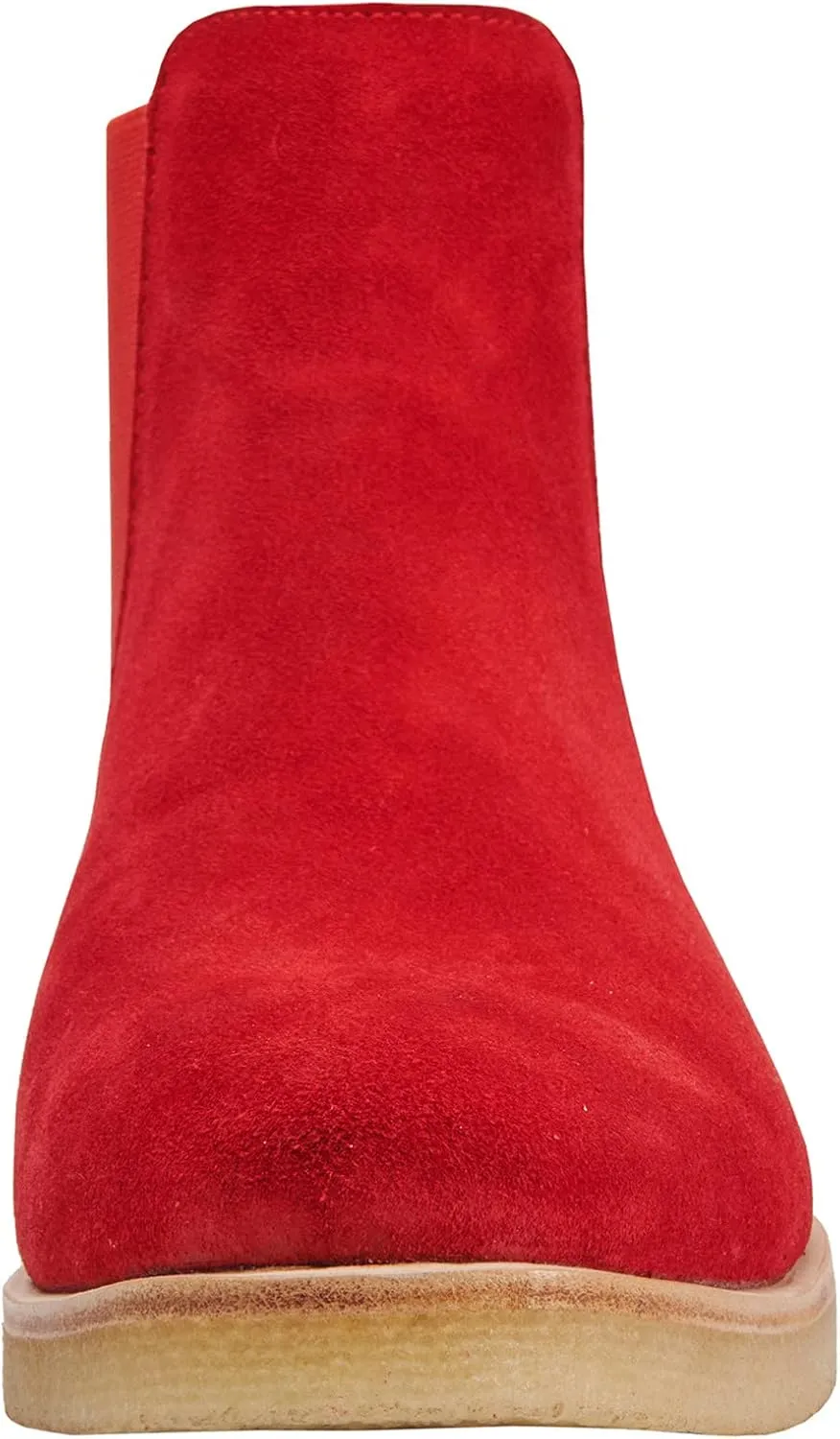 JIONS Slip-on Suede Chelsea Boots Men, Genuine Leather Ankle Dress Bootie with Crepe Sole