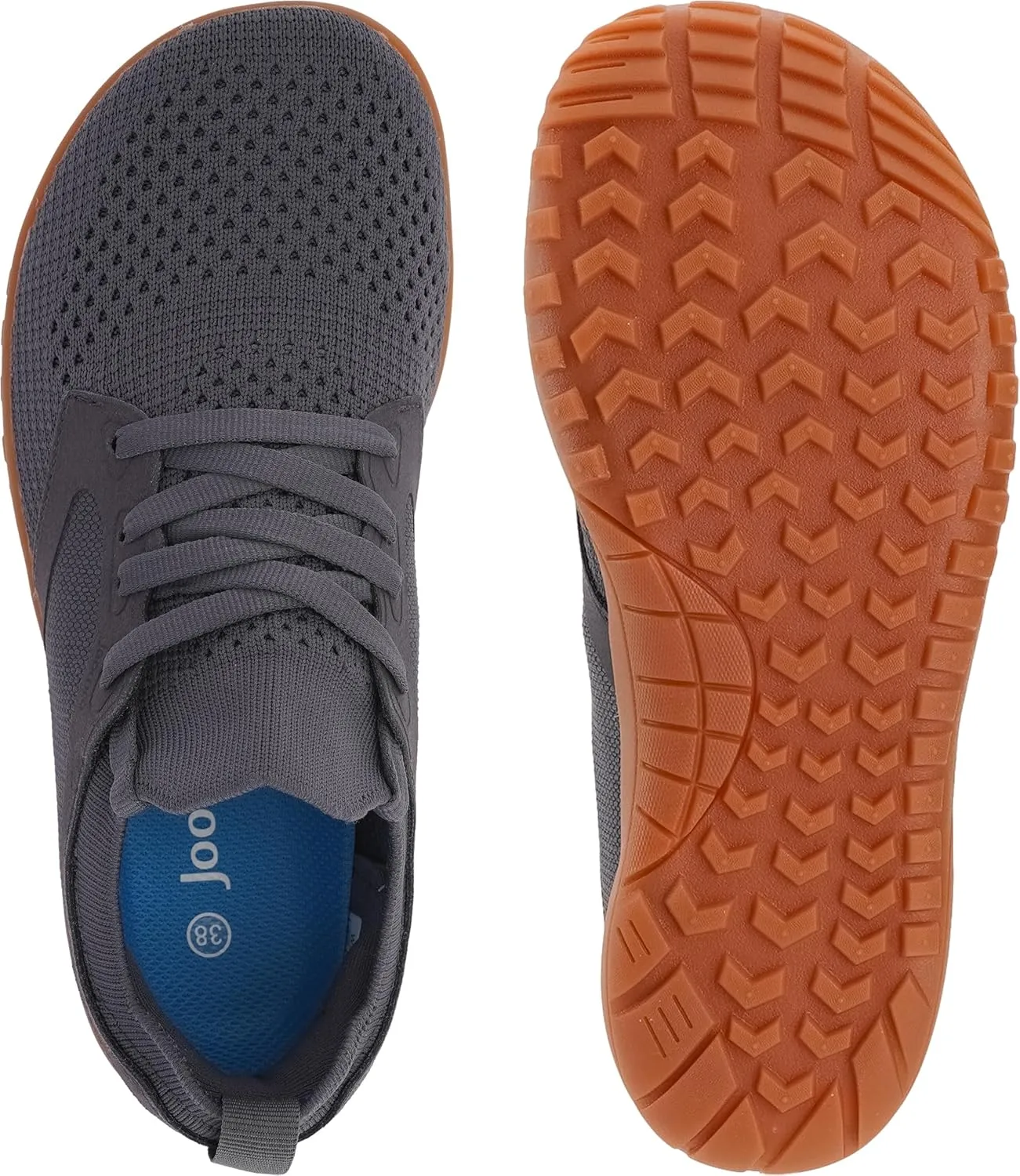 Joomra Women's Wide Minimalist Barefoot Shoes | Wide Toe Box Fashion Sneakers | Zero Drop Grippy Sole