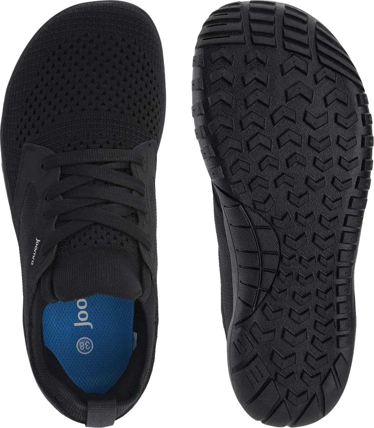 Joomra Women's Wide Minimalist Barefoot Shoes | Wide Toe Box Fashion Sneakers | Zero Drop Grippy Sole