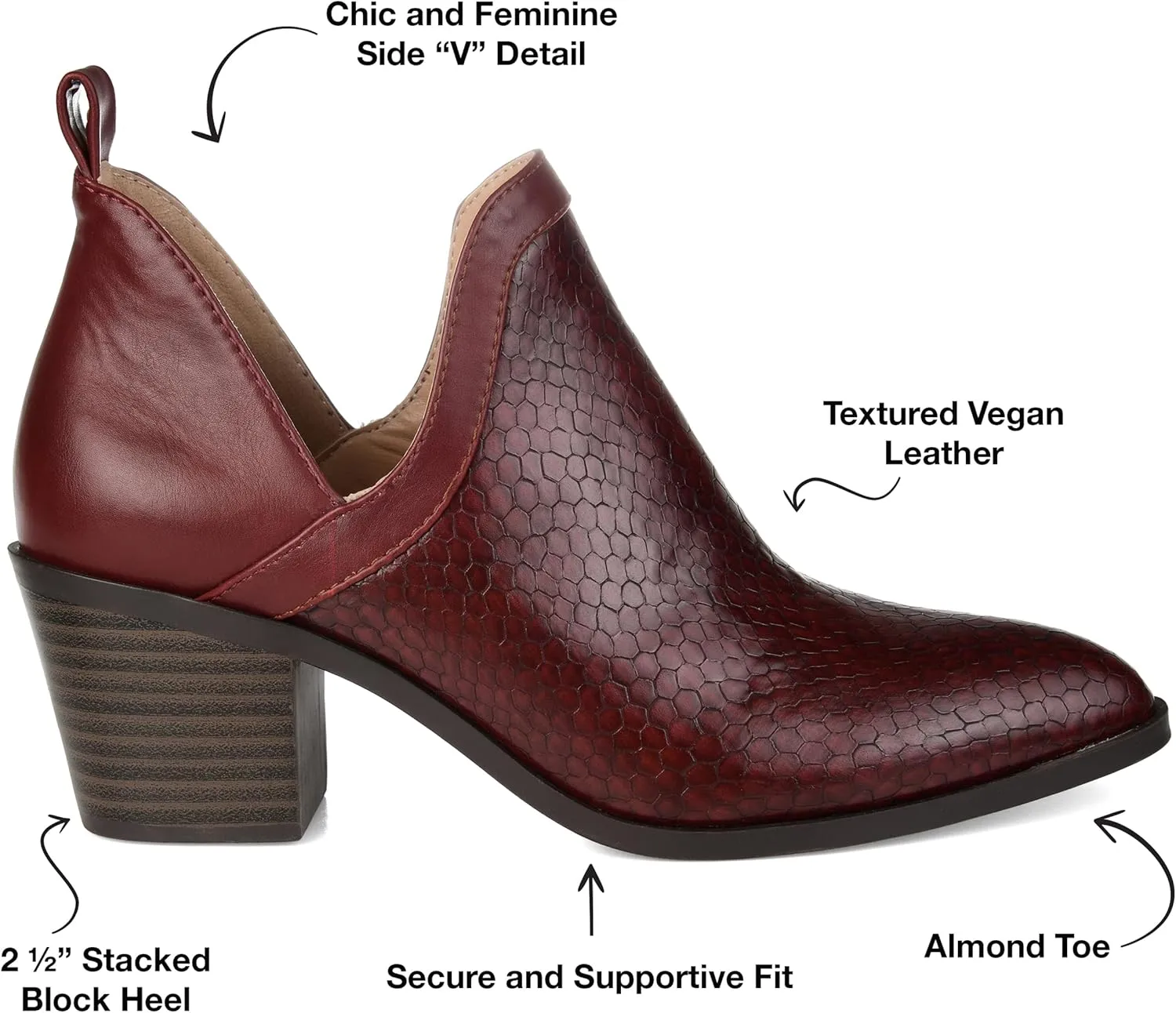 Journee Collection Women's Terri Ankle Boots and Booties