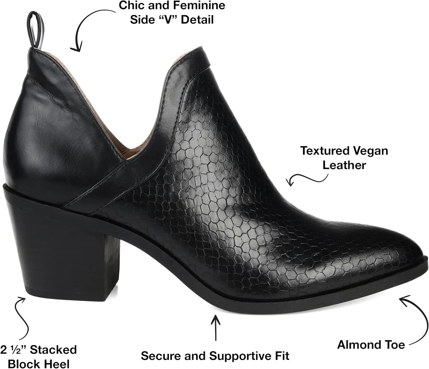 Journee Collection Women's Terri Ankle Boots and Booties