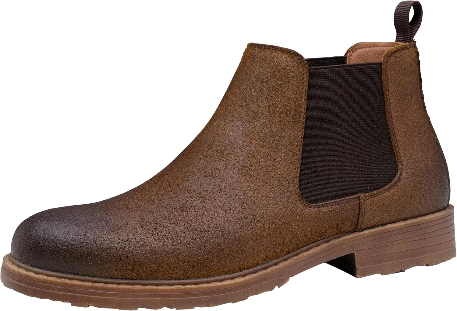 Jousen Men's Chelsea Boots Leather Distressed Boots for Men