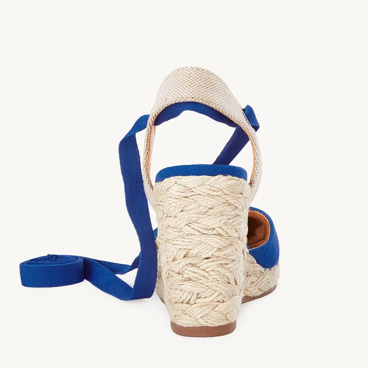 Juliet Holy Womens Lace up Espadrilles Closed Toe Wedges Sandals Strappy Slingback Platform Heels