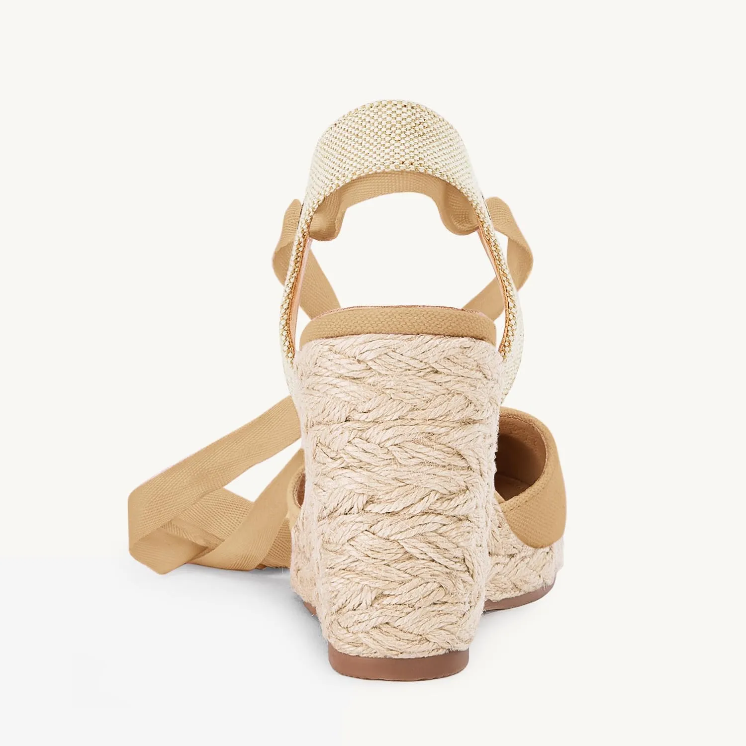 Juliet Holy Womens Lace up Espadrilles Closed Toe Wedges Sandals Strappy Slingback Platform Heels