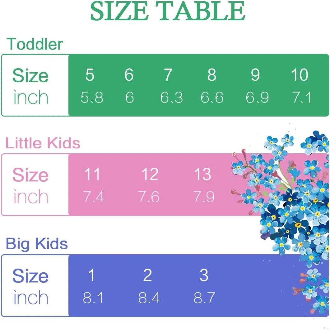 K KomForme Kids Rain Boots Waterproof Printed Rubber boots with Handles