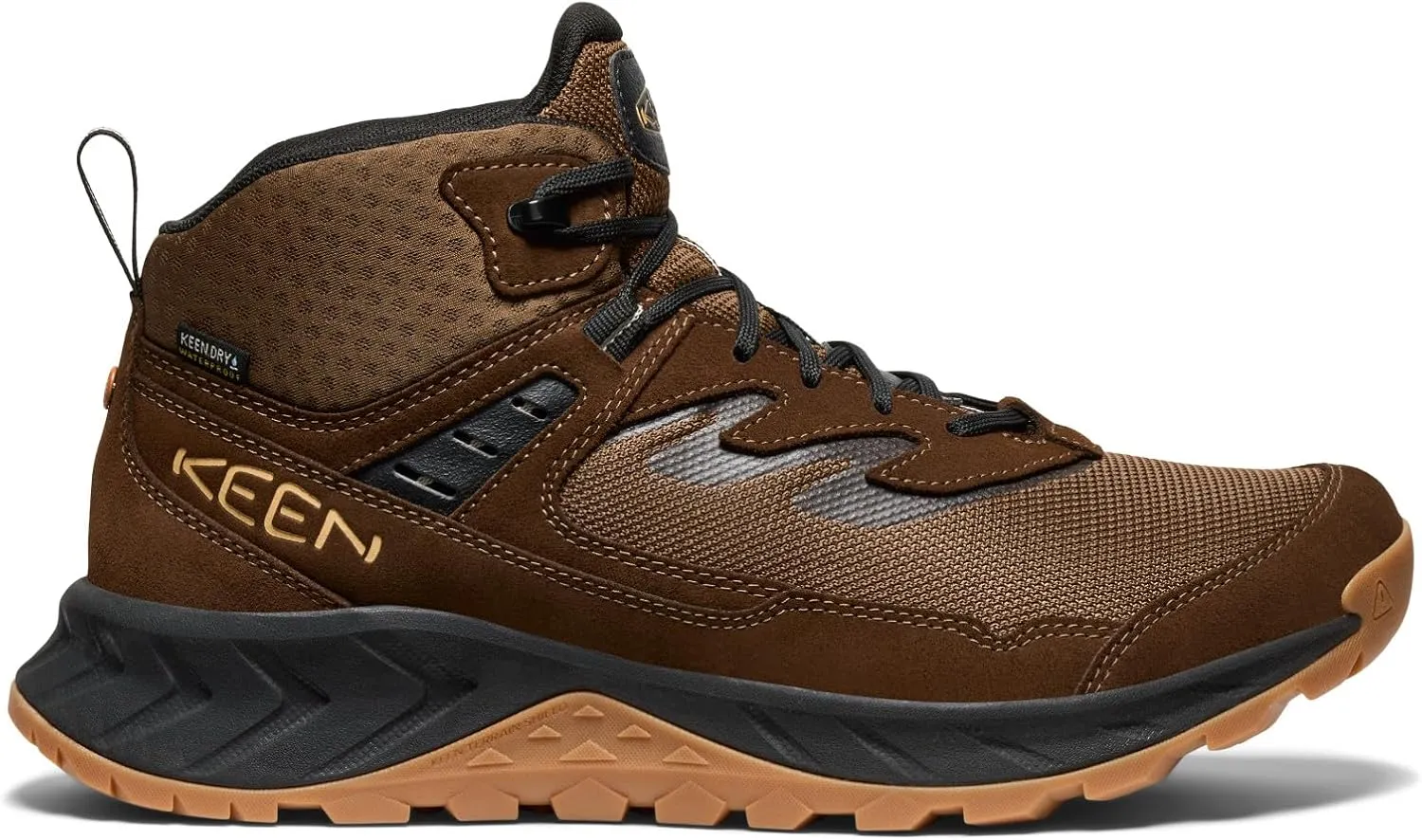 KEEN Mens Hightrail Mid Height Durable Lightweight Breathable Leather Waterproof