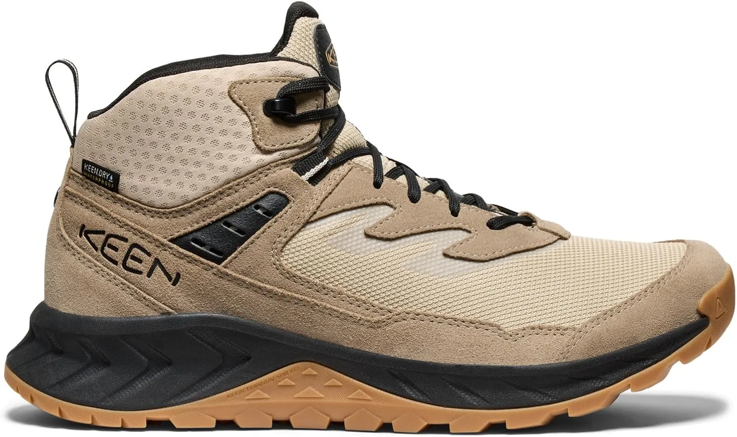 KEEN Mens Hightrail Mid Height Durable Lightweight Breathable Leather Waterproof