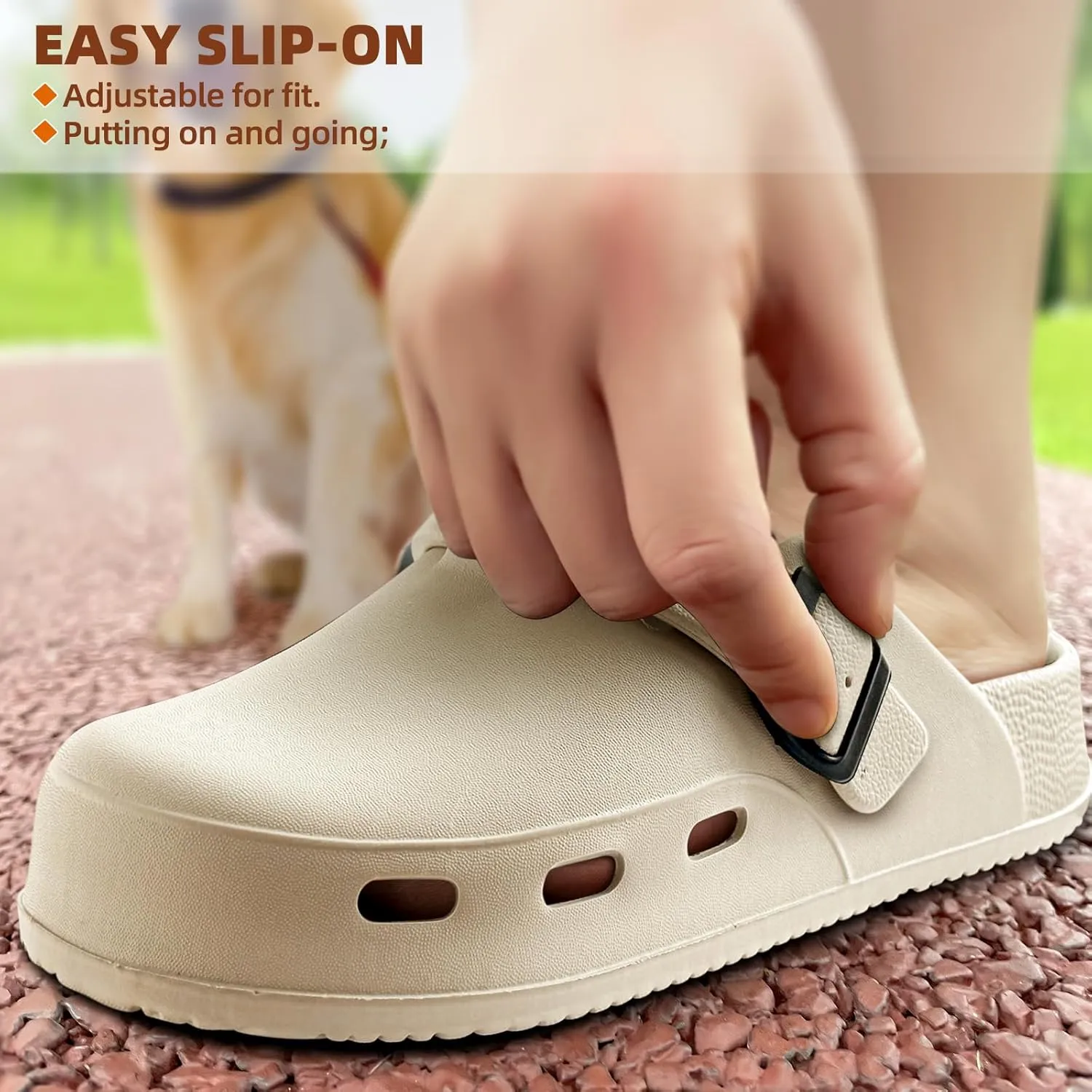 KEMISANT Women Clogs,Comfortable Mules Sandals Slippers Nurse Garden Shoes Unisex for Men Cushioned Support