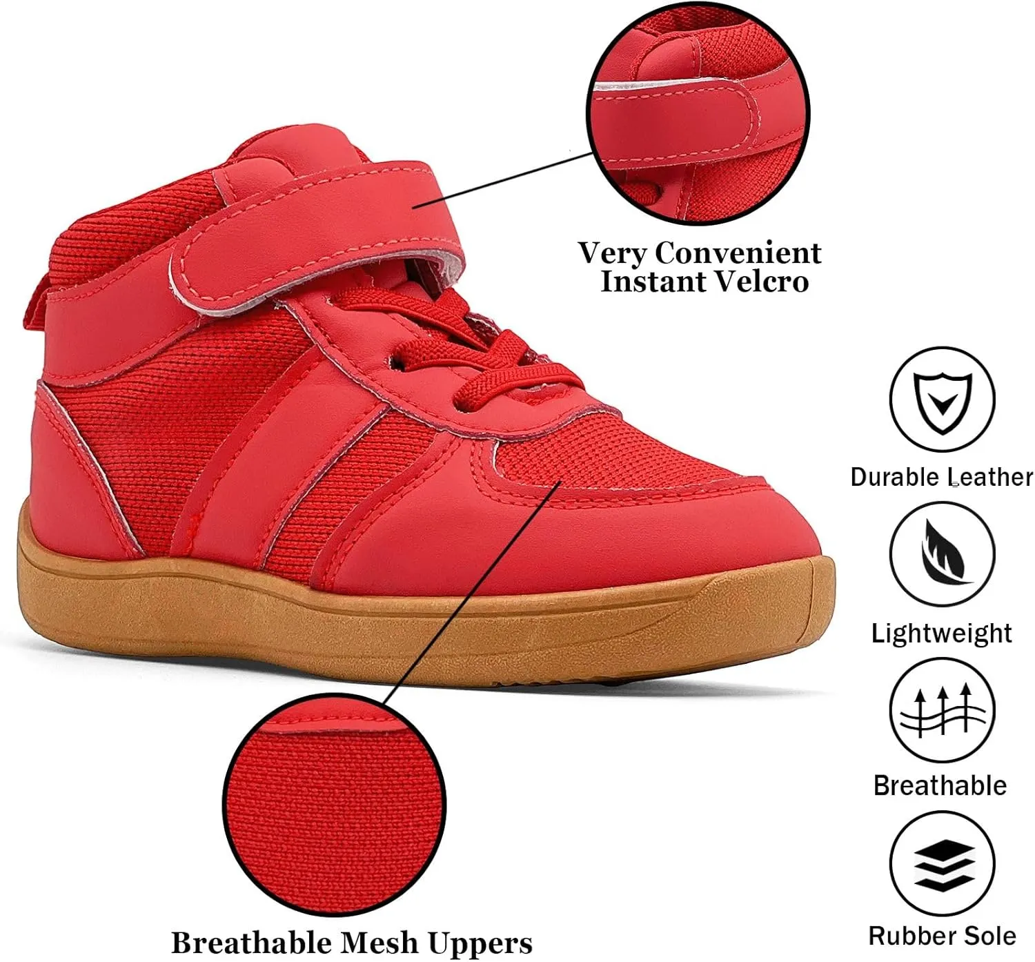 Kids Barefoot Wide Toe Shoes High Top Wrestling Boxing Shoes Comfort Hiking Boots Comfort Zero Drop Minimalist Sneaker for Little Big Kid