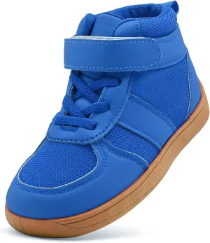 Kids Barefoot Wide Toe Shoes High Top Wrestling Boxing Shoes Comfort Hiking Boots Comfort Zero Drop Minimalist Sneaker for Little Big Kid