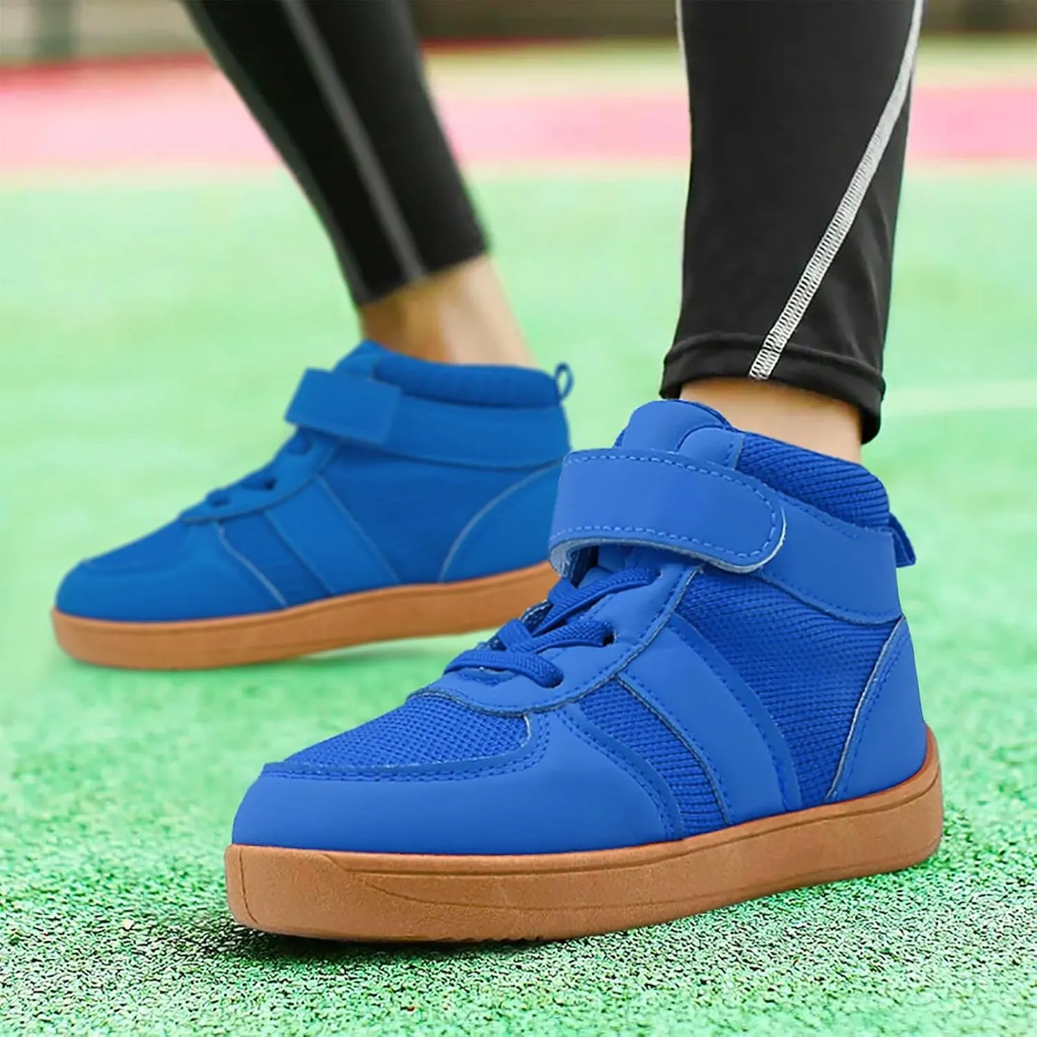 Kids Barefoot Wide Toe Shoes High Top Wrestling Boxing Shoes Comfort Hiking Boots Comfort Zero Drop Minimalist Sneaker for Little Big Kid