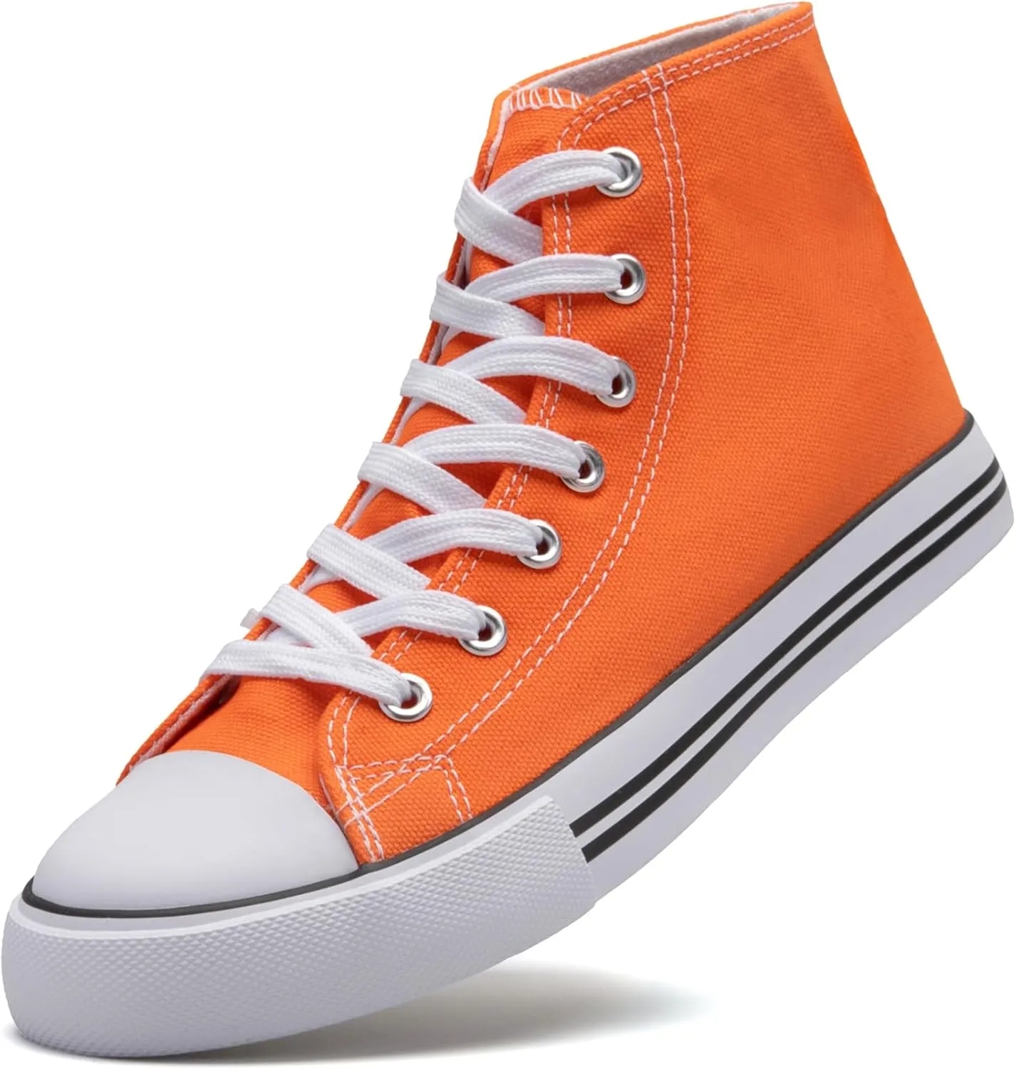 Kid's High Top Sneakers Classic High Tops Canvas Shoes for Girls and Boys, Lace up Tennis Shoes Fashion Canvas Sneakers Casual Shoes for Walking