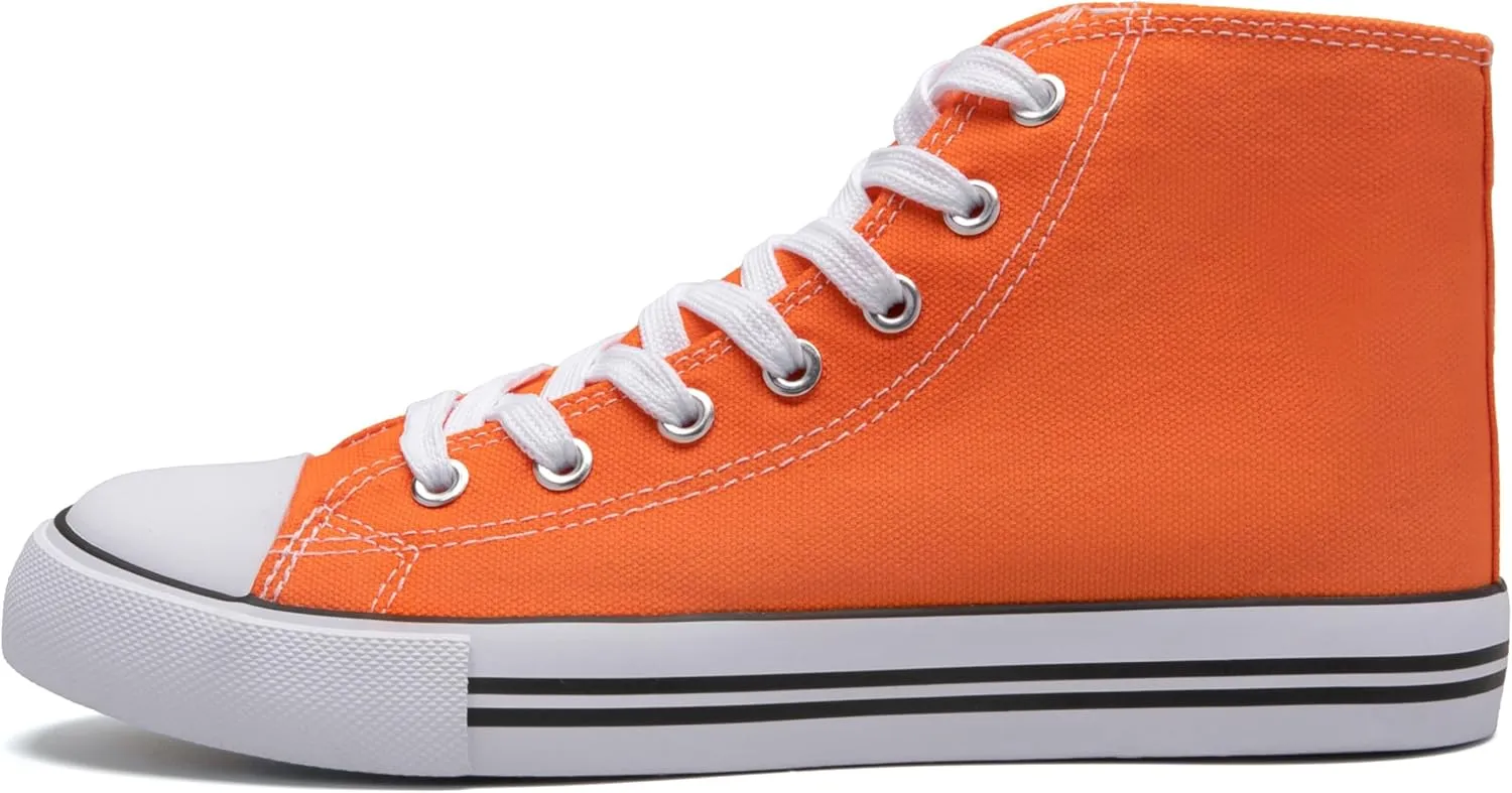 Kid's High Top Sneakers Classic High Tops Canvas Shoes for Girls and Boys, Lace up Tennis Shoes Fashion Canvas Sneakers Casual Shoes for Walking