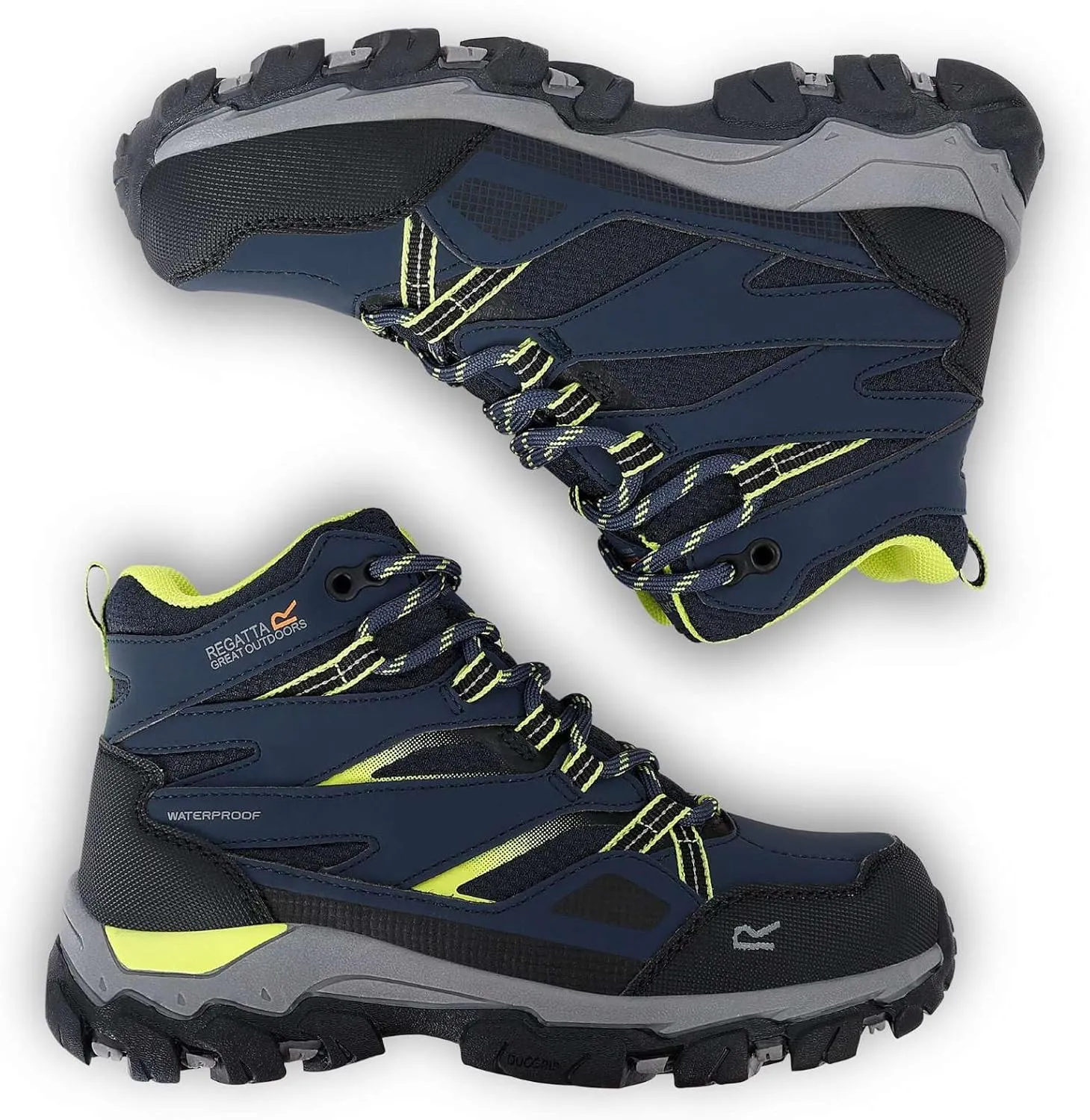 Kids Holcombe Walking Hiking Boots, Hiking Boots Unisex Children
