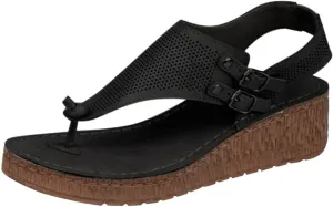 Ladmiple Sandals for Women Fashion Flip Flops Platform Sandal Casual Beach Travel Clip Toe Slipppers Shoes Dressy Summer