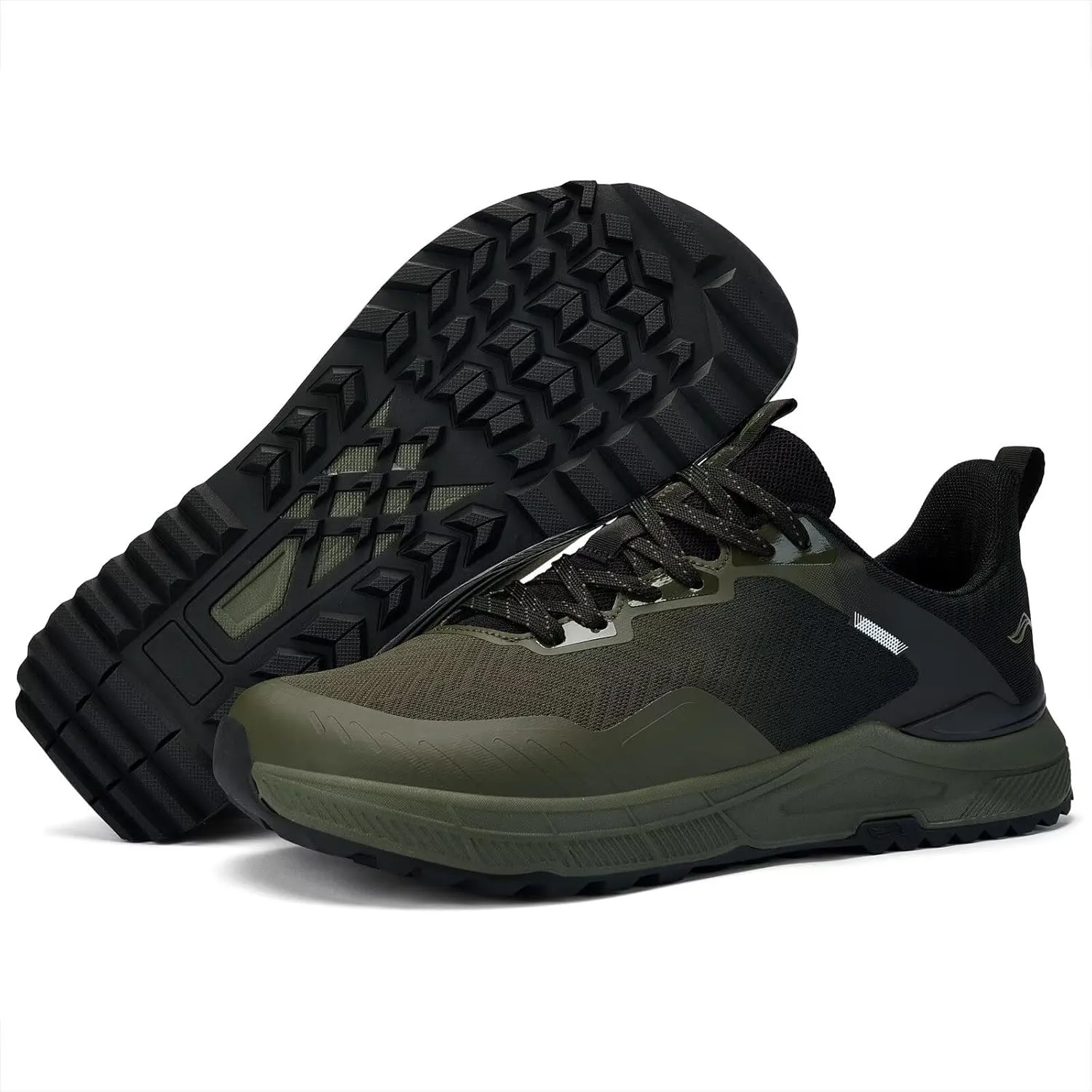 Lamincoa Wide Men's Sneakers Walking Tennis Shoes Trail Running Shoe Outdoor Hiking Sneaker
