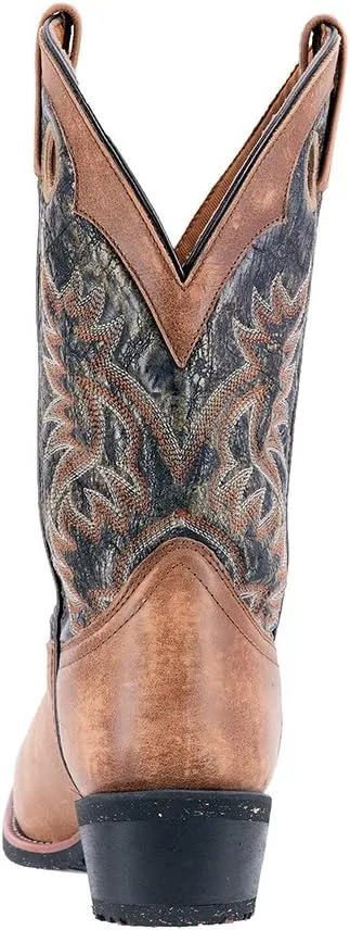 Laredo Mens Stillwater Square Toe Dress Boots Mid Calf - Black, Brown