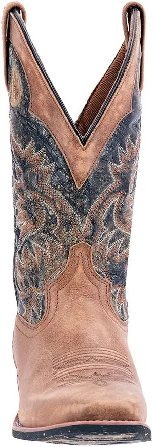 Laredo Mens Stillwater Square Toe Dress Boots Mid Calf - Black, Brown