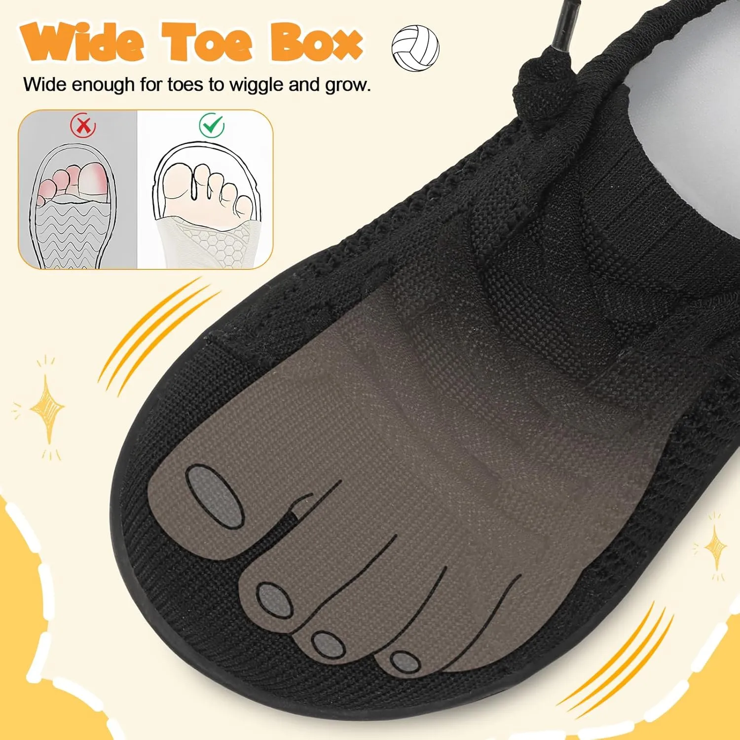 LeIsfIt Toddler Shoes Girls Boys Wide Shoes Kids Zero Drop Minimalist Sneakers Barefoot Slip on Tennis Sneakers