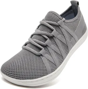 Linenghs Barefoot Shoes Women Minimalist Wide Toe Box Walking Shoes Zero Drop Sole Width Fashion Sneaker Trail Runner