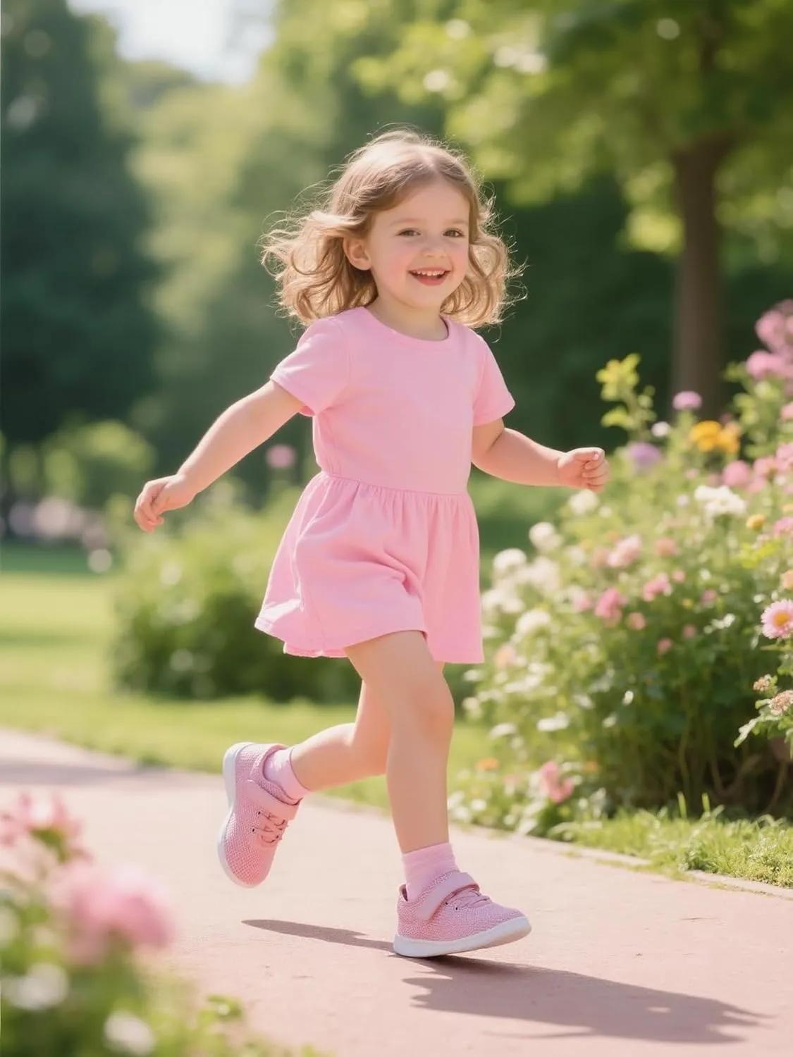 Little/Big Kids Barefoot Shoes Boys Breathable Walking Sneakers Girls Lightweight Wide Toe Box Shoes for Indoor Outdoor