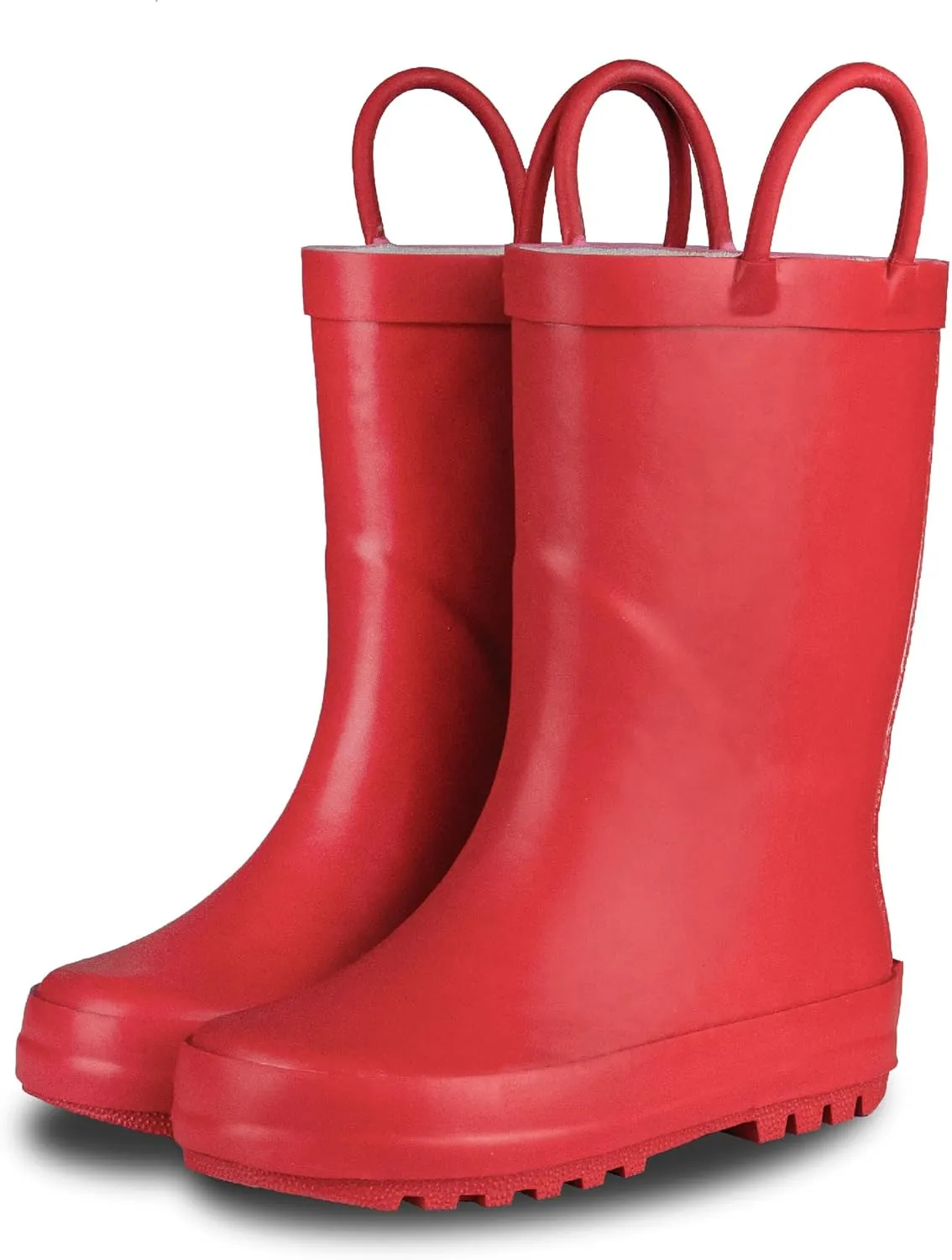 Lone Cone Premium Natural Rubber Rain Boots for Toddlers and Kids with Solid Design