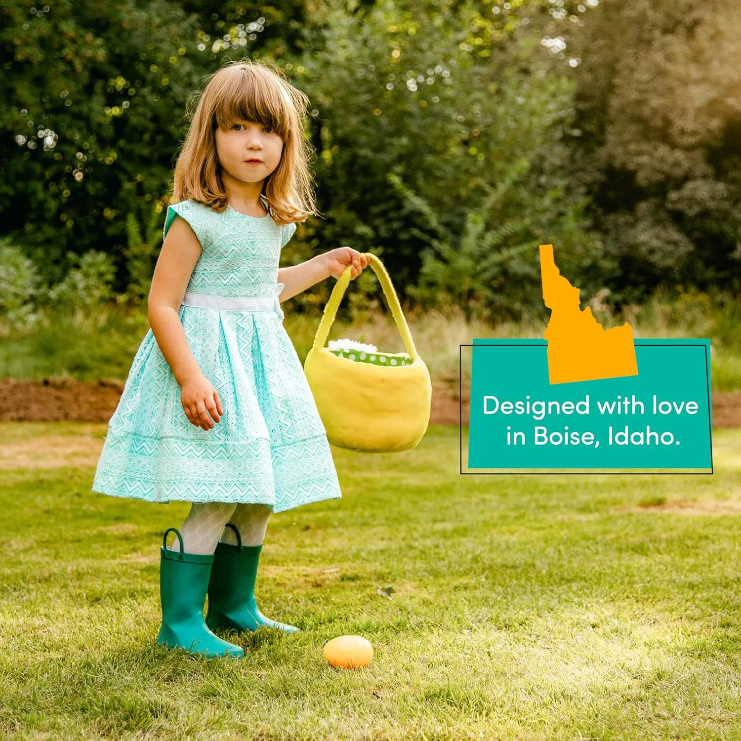 Lone Cone Premium Natural Rubber Rain Boots for Toddlers and Kids with Solid Design