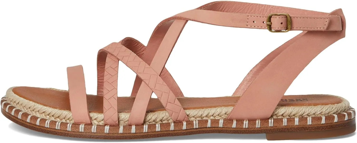 Lucky Brand Women's Kielly Cross Strap Flat Sandals