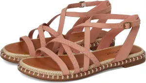 Lucky Brand Women's Kielly Cross Strap Flat Sandals