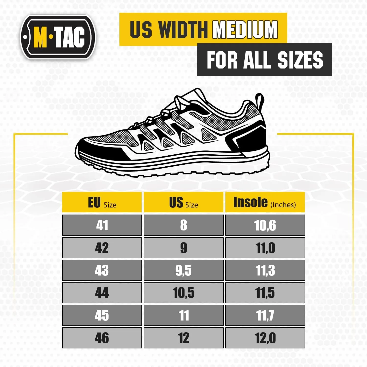 M-Tac Sport Tactical Running Walking Hiking Sneakers for Men - Mesh Lightweight