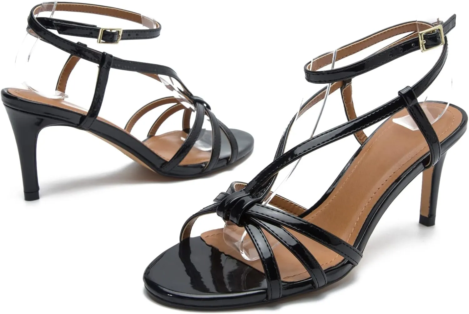 MAIERNISI JESSI Unisex Men's Women's Srappy Kitten Heel Stiletto Slingback Sandals