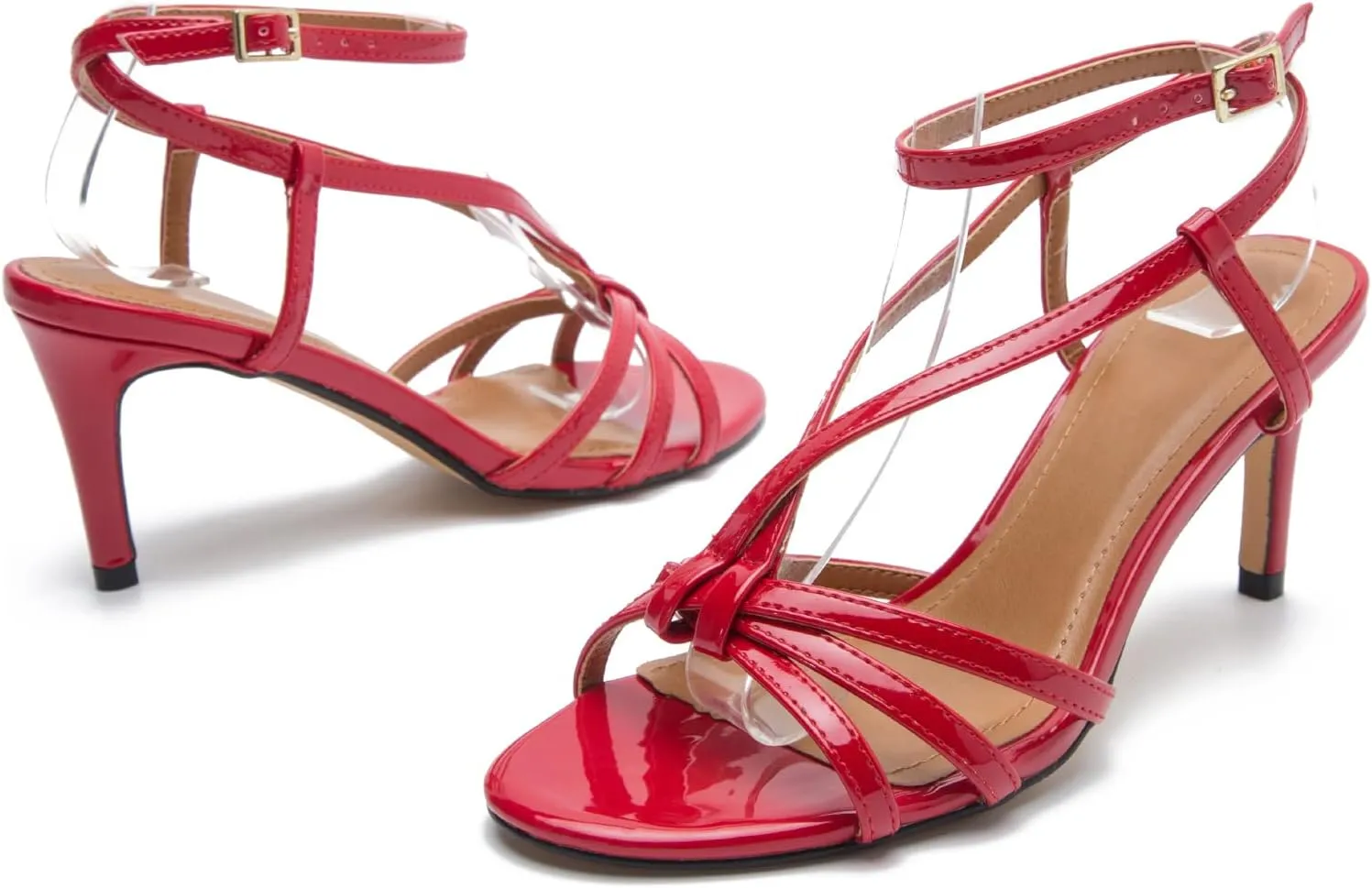 MAIERNISI JESSI Unisex Men's Women's Srappy Kitten Heel Stiletto Slingback Sandals