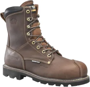 Matterhorn Men’s Corvus 8” Waterproof Comp Toe Puncture Resisting Work Boot, Durable Leather, Slip-Resistant Sole, EH Rated