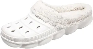 Meidiastra Women’s Mens Fur Lined Clogs Slipper Lightweight Waterproof House Slippers