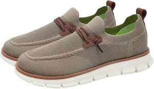 Men Loafers Shoes Casual Slip on Sneakers Fashion Lace up Wolking Dress Business Oxfords Work Lightweight Footwear