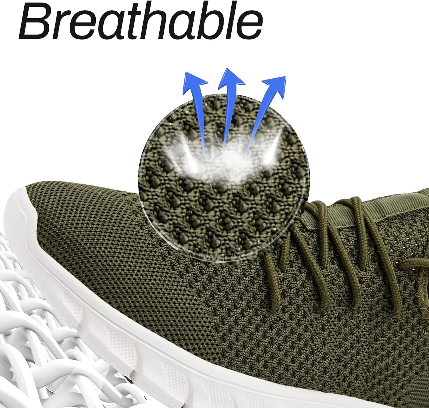 Men Running Tennis Shoes Gym Fashion Sneakers Walking Workout Shoes Athletic Slip on Breathable Mesh Comfortable Lightweight Casual Sport Shoe