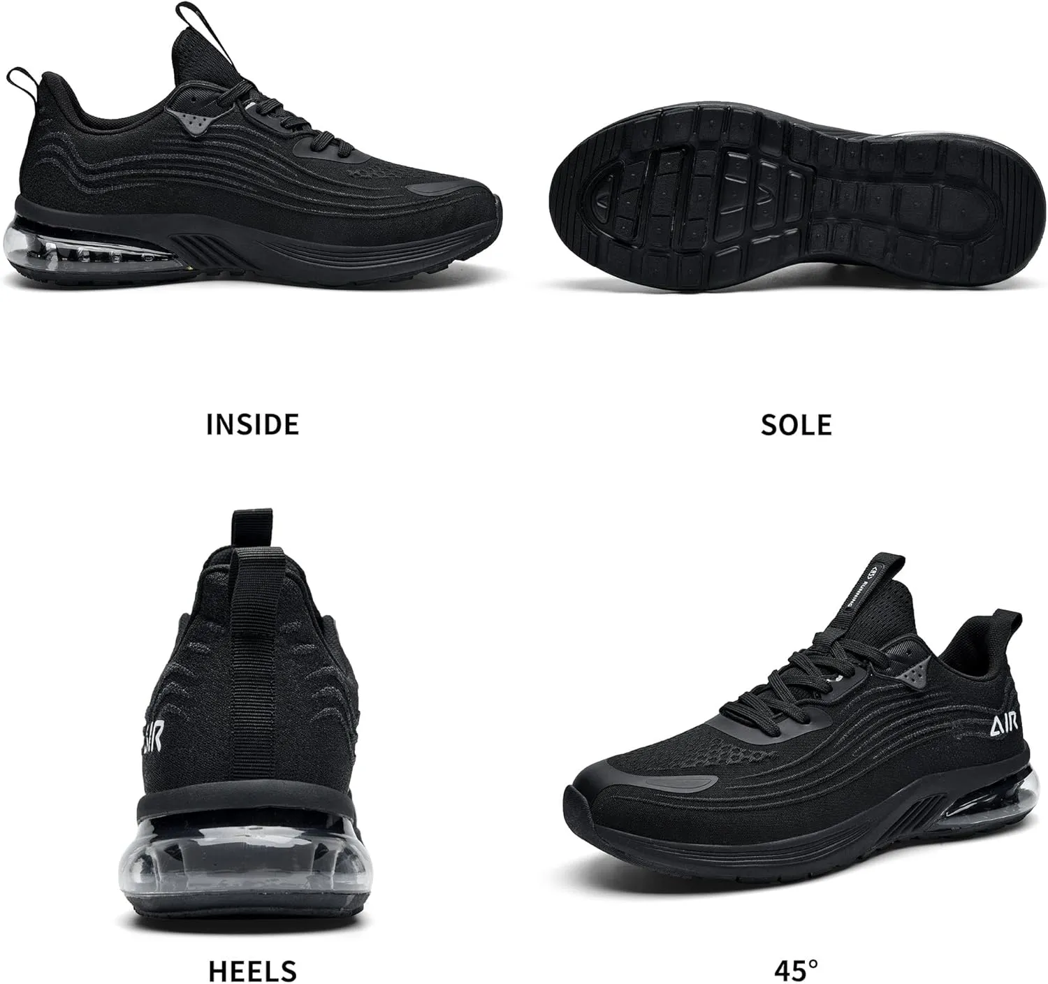 Men's Air Athletic Running Tennis Shoes Fashion Trail Sport Gym Jogging Walking Fitness Sneaker US 7-12.5