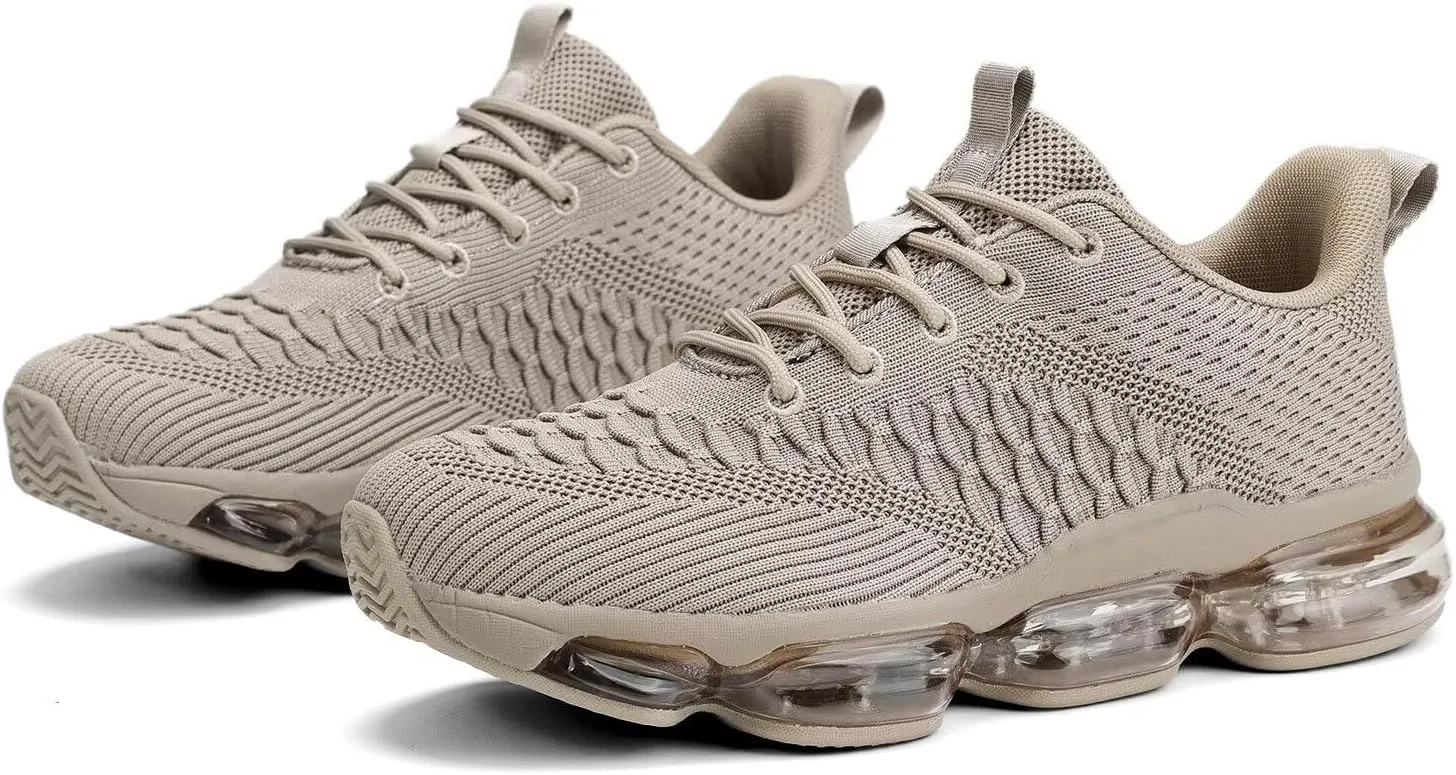 Mens Air Cushion Running Shoes Fashion Casual Walking Tennis Sneakers Non Slip Breathable Trail Sport Gym